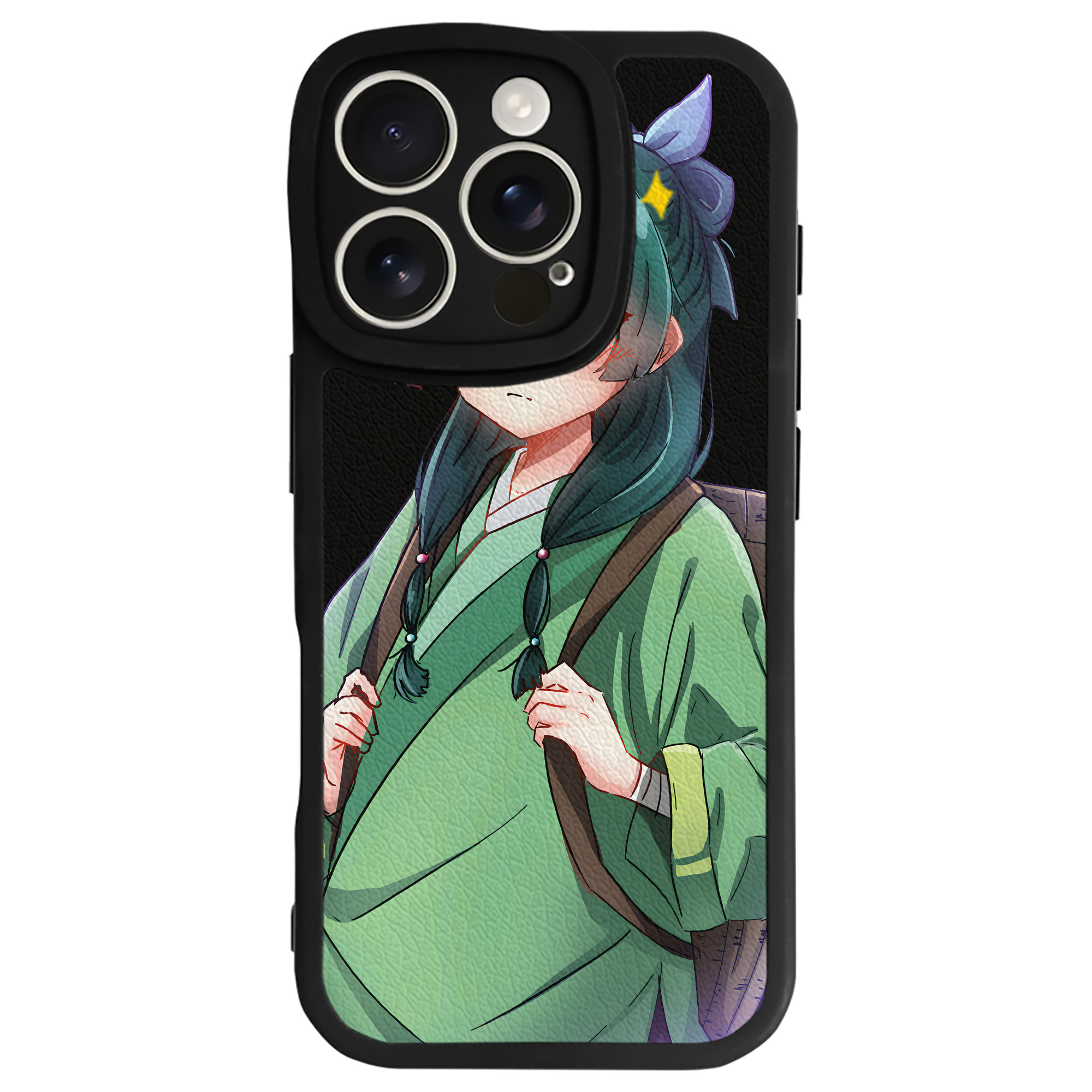 （画像用） 薬屋のひとりごと The Apothecary Diaries 【iPhone 16シリーズ対応】シリコンスマホケース（レザー調） 材質：シリコン